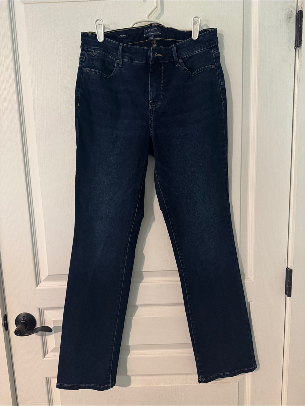 Talbots Women's Dark Indigo Boot-Cut Jeans